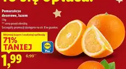 Lidl Pomarańcze deserowe, luzem oferta