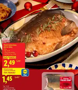 Lidl Polski świeży karp, płat ze skórą oferta