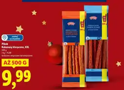 Lidl Pikok Kabanosy klasyczne, XXL (drobiowo-wieprzowe lub wieprzowe) 500g oferta