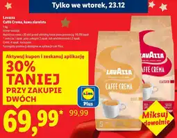 Lidl Lavazza Caffè Crema, kawa ziarnista, 1kg oferta