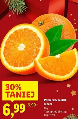 Lidl Pomarańcze XXL, luzem oferta