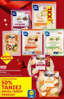 Lidl Wszystkie pierogi i uszka chłodzone Chef Select oferta