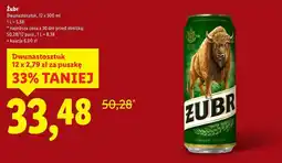 Lidl Żubr Dwunastopak, 12 x 500 ml oferta
