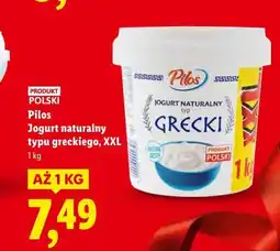 Lidl Pilos Jogurt naturalny typu greckiego, XXL 1 kg oferta