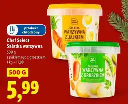 Lidl Chef Select Sałatka warzywna 500 g (z jajkiem lub z groszkiem) oferta