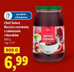 Lidl Chef Select Barszcz czerwony z zakwasem z buraków 900 g oferta
