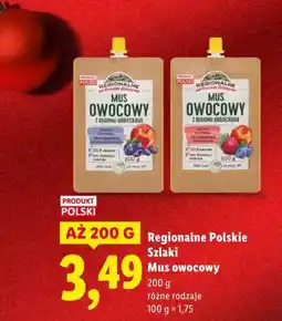 Lidl Regionalne Polskie Szlaki Mus owocowy oferta