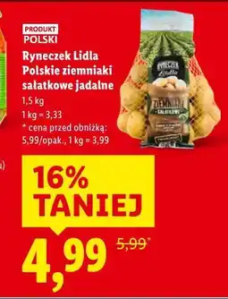 Lidl Ryneczek Lidla Polskie ziemniaki sałatkowe jadalne 1,5 kg oferta