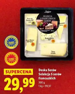 Lidl Deska Serów Selekcja 5 serów francuskich oferta