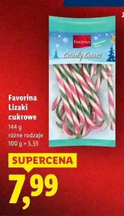 Lidl Favorina Lizaki cukrowe oferta