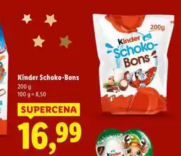 Lidl Kinder Schoko-Bons 200 g oferta