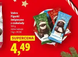 Lidl Vobro Figurki świąteczne z czekolady oferta