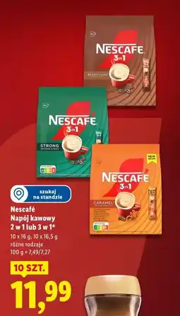 Lidl Nescafé Napój kawowy 2 w 1 lub 3 w 1 oferta
