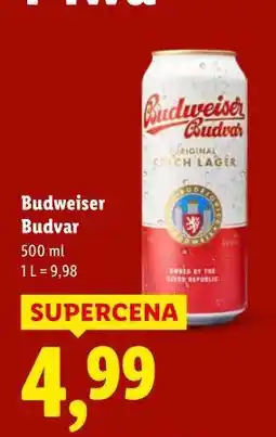 Lidl Budweiser Budvar oferta