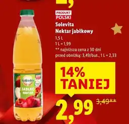 Lidl Solevita Nektar jabłkowy oferta