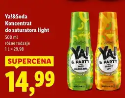 Lidl Ya!&Soda Koncentrat do saturatora light (500 ml) oferta