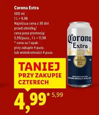 Lidl Corona Extra oferta
