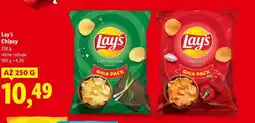 Lidl Lay's Chipsy różne rodzaje, 250 g oferta