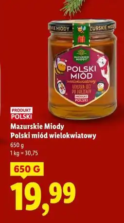 Lidl Mazurskie Miody Polski miód wielokwiatowy oferta