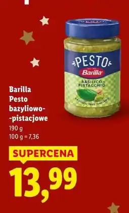 Lidl Barilla Pesto bazyliowo-pistacjowe oferta