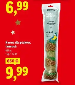 Lidl Karma dla ptaków, łańcuch 650 g oferta