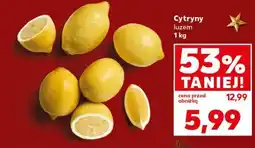 Kaufland Cytryny luzem 1kg oferta