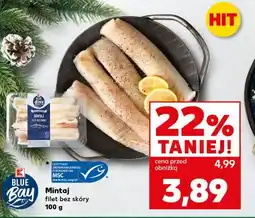 Kaufland Mintaj filet bez skóry 100g Blue Bay oferta