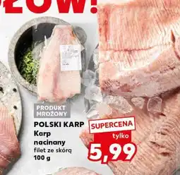 Kaufland Polski karp nacinaany filet ze skórą (mrożony) oferta