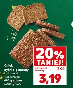 Kaufland Chleb żytnio-pszenny z ziarnami słonecznika oferta