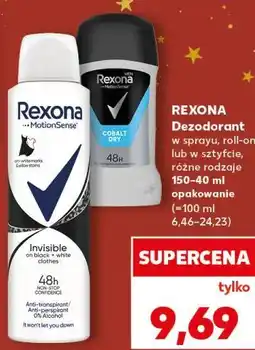 Kaufland Rexona Dezodorant w sprayu, roll-on lub w sztyfcie, 150-40 ml oferta
