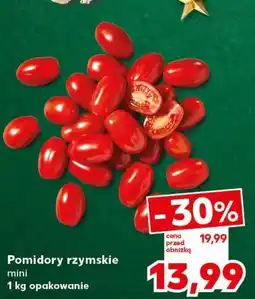 Kaufland Pomidory rzymskie mini 1 kg opakowanie oferta