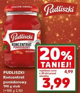 Kaufland PUDLISZKI Koncentrat pomidorowy 190 g oferta