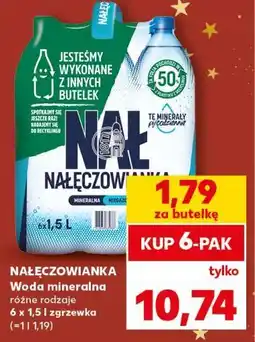 Kaufland Nałęczowianka Woda mineralna 6 x 1,5 l oferta