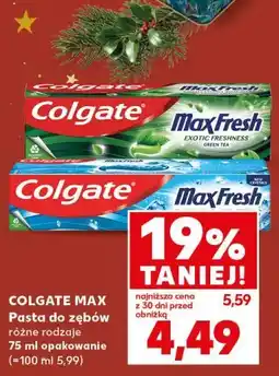 Kaufland Colgate Max Pasta do zębów 75 ml oferta