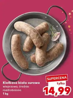 Kaufland Kiełbasa biała surowa wieprzowa, średnio rozdrobniona 1 kg oferta
