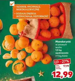Kaufland Mandarynki w jutowym worku 1,5 kg oferta