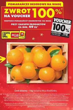 Biedronka Pomarańcze deserowe na wagę oferta