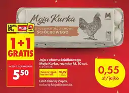 Biedronka Jaja z chowu ściółkowego Moja Kurka, rozmiar M, 10 szt oferta
