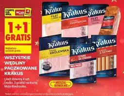 Biedronka Wędliny paczkowane Krakus (różne rodzaje) oferta