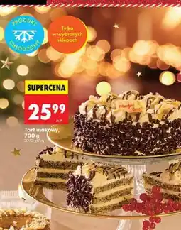 Biedronka Tort makowy, 700 g oferta