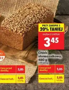 Biedronka Chleb słonecznikowy, 480 g oferta