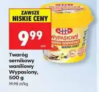 Biedronka Twaróg sernikowy waniliowy Wysojnik, 500 g oferta