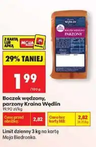 Biedronka Boczek wędzony, parzony Kraina Wędlin oferta