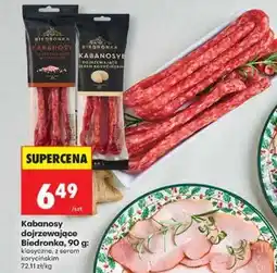 Biedronka Kabanosy dojrzewające Biedronka, 90 g: klasyczne, z serem, z koryandrem oferta