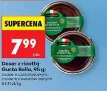 Biedronka Deser z ricottą Gusto Bello, 95 g oferta