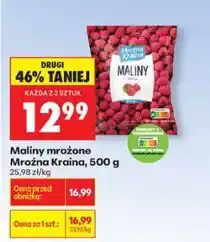 Biedronka Maliny mrożone Mroźna Kraina, 500 g oferta