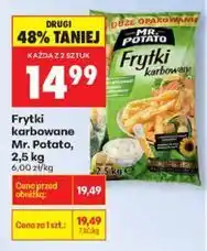 Biedronka Frytki karbowane Mr. Potato, 2.5 kg oferta