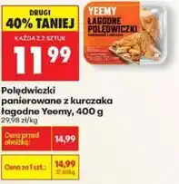 Biedronka Polędwiczki panierowane z kurczaka łagodne Yeemy, 400 g oferta
