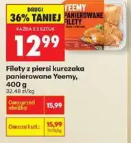 Biedronka Filety z piersi kurczaka panierowane Yeemy, 400 g oferta