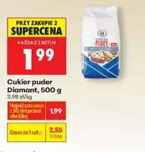 Biedronka Cukier puder Diamant oferta